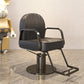 Latest European Style Aluminium Alloy Heavy Duty Black Barber Chairs Styling Chairs Salon Chair With