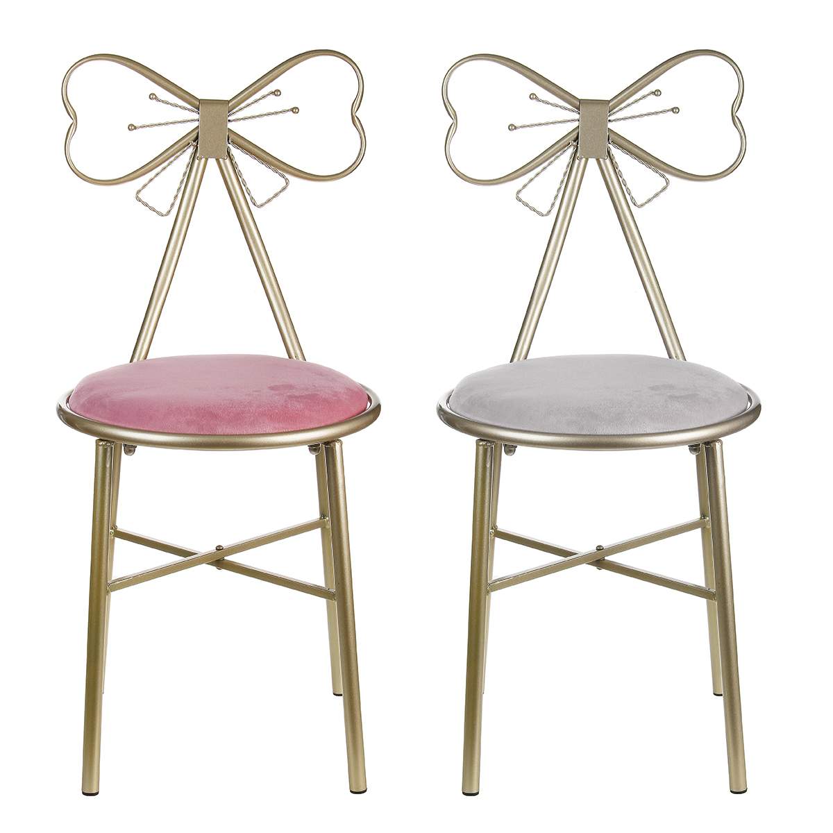 Modern minimalist bar stool high chair metal frame chair