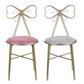 Modern minimalist bar stool high chair metal frame chair