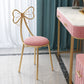 Modern minimalist bar stool high chair metal frame chair