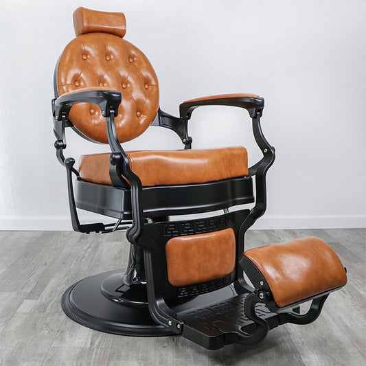 Chinese Supplier Barber Chair Hair Salon Brown Barber Chair Salon Barbershop Man Barber Chair