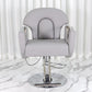 Stainless Steel Frame Elegant Barber Chair With Thick Foam Padding for Salon Chair for Hair