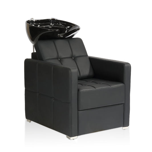 Hair salon furniture backwash unit hair wash chairs head washing bed black shampoo chair