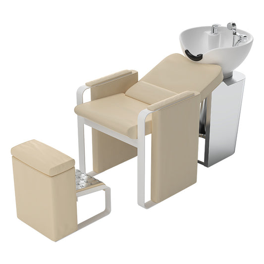 Modern Hair Salon Furniture Wash Chair Reclining Shampoo Chair For Sale