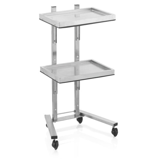 Factory Wholesale Hair Beauty Salon Special Mobile Trolley and Silver Stainless Steel Tools Storage Cart