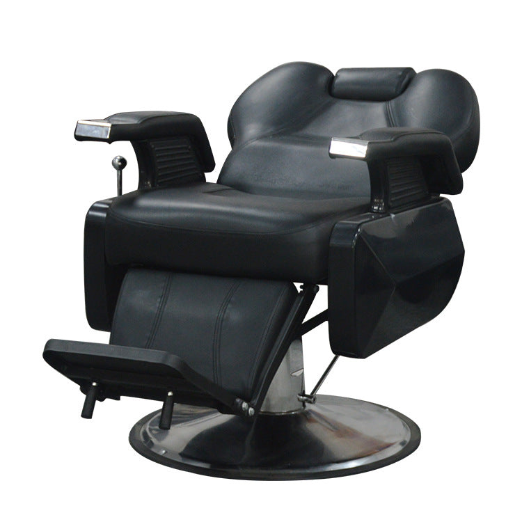 Reclining Hydraulic Barbeiro Black Men'S Salon Equipment Beauty Salon Barber Chairs