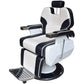 White black Luxury Beauty Salon Equipment Antique Retro European Style Barber Chair