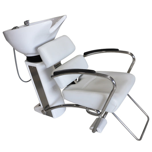 Foshan Factory Salon Furniture Luxury Hot Sale Modern Hair Salon Shampoo Chairs With Bowl