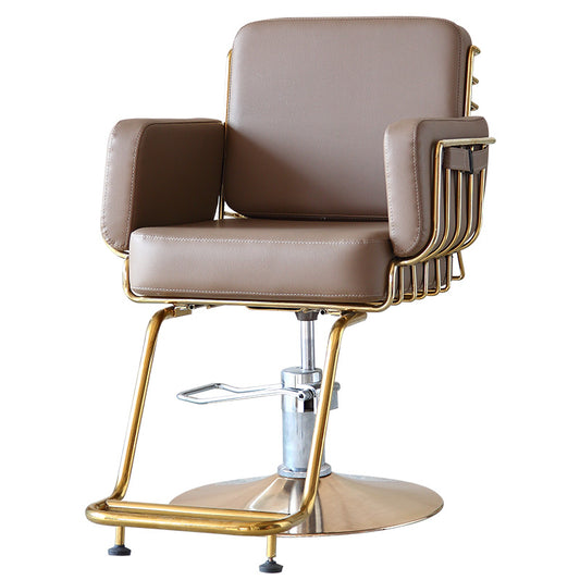 Soft And Comfortable Modern Barber Chair Hairdressing And Styling Chair For Hair Salon Equipment