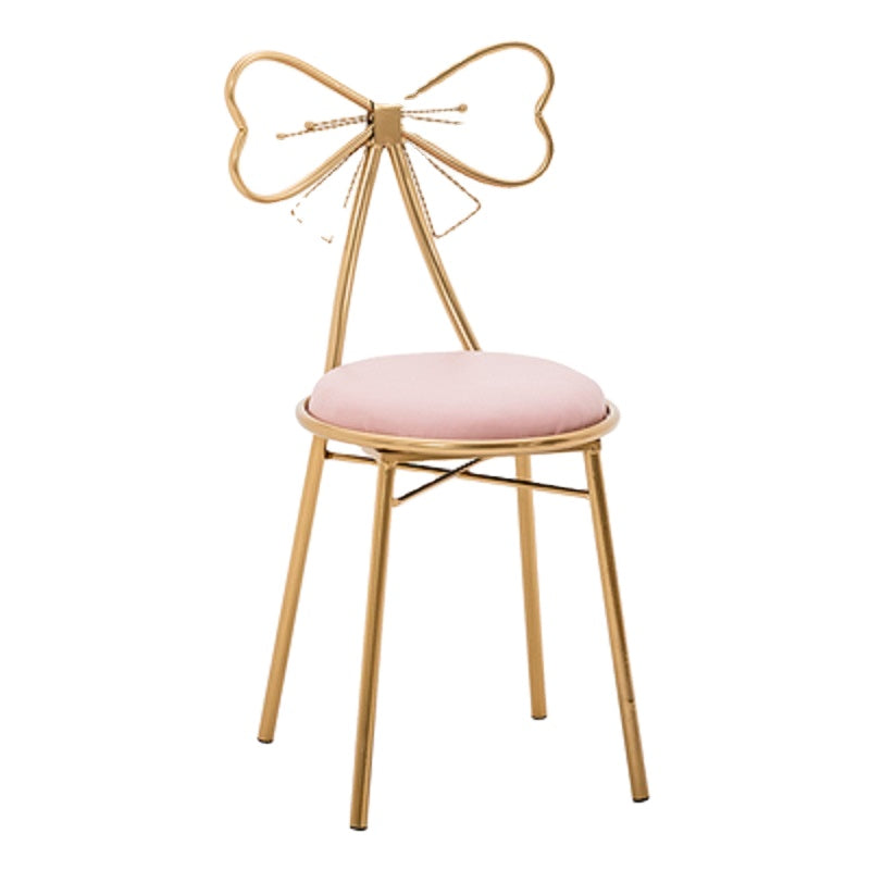 Modern minimalist bar stool high chair metal frame chair