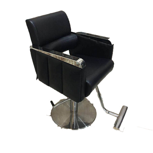 Good Price Round Back Black Barber Chairs Great Barber Chair Design For Sale