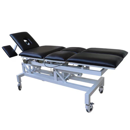 High Quality Luxury Electric Treatment Bed Adjustable height Beauty Salon Facial Massage Bed