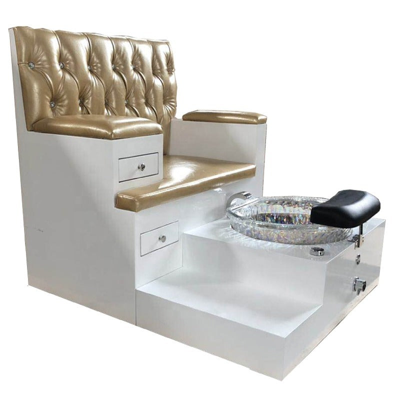 Luxury Nail Spa Salon Furniture Foot Bath Tub Foot Spa Massage Chairs Pedicure Chair with Customized Color