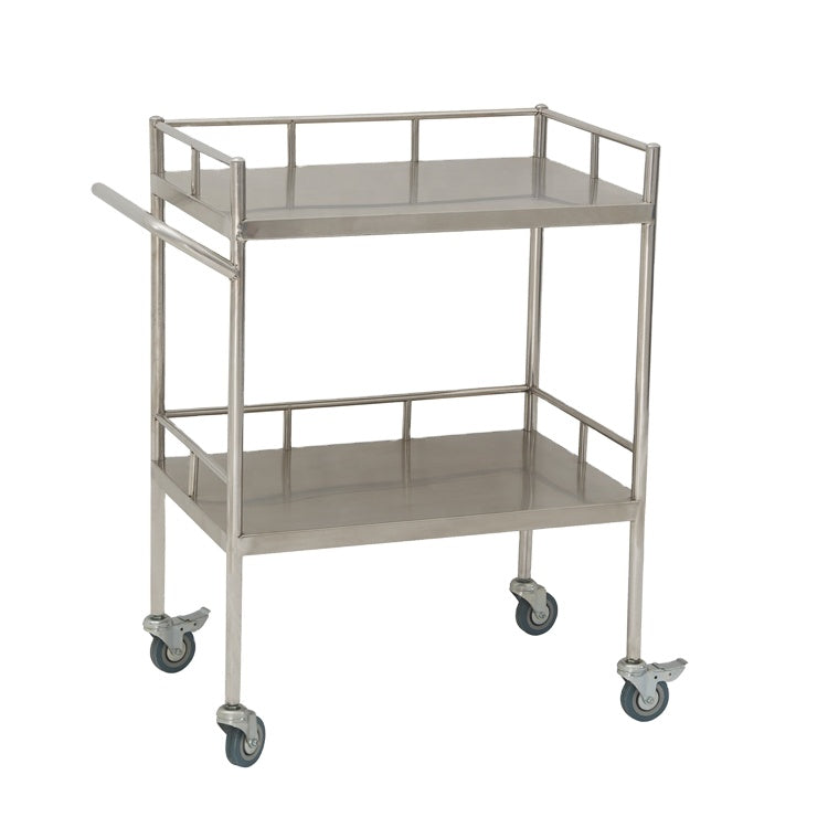 High Quality Stainless Beauty Salon Trolley Spa Cart with Wheels