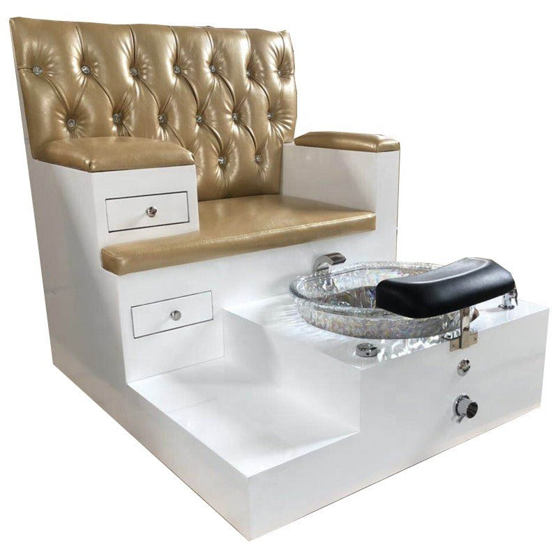 Luxury Nail Spa Salon Furniture Foot Bath Tub Foot Spa Massage Chairs Pedicure Chair with Customized Color