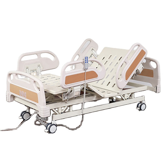 China Supplier Nursing Bed Hospital Bed Manual Three-rocker Hospital Bed