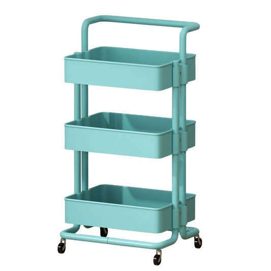 Barber Shop Trolley Rack Multi-Layer Bedroom Snack Shelf Bathroom Mobile Finishing Rack Artifact Salon Trolley