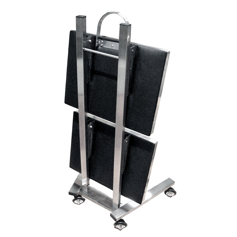 Factory Wholesale Hair Beauty Salon Special Mobile Trolley and Silver Stainless Steel Tools Storage Cart