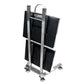 Factory Wholesale Hair Beauty Salon Special Mobile Trolley and Silver Stainless Steel Tools Storage Cart