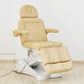 Cadiario Beige Luxury 3 Motor Electric Massage Beauty Bed Stainless Steel Base Styling Cotton with CE for Beauty Salon