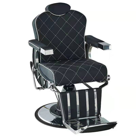 Cadiario Vintage barber chair golden hair salon shop chair All aluminum alloy manufacturing can be customized color