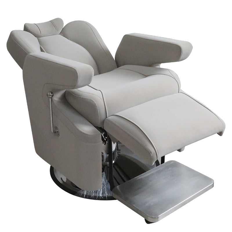 Cadiario Semi-automatic barber chair, one motor can automatically lift barber shop salon furniture