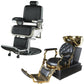 Cadiario Luxury Hair Salon Equipment Furniture Antique reclining Vintage Barber Chair Set Shampoo Chair Set