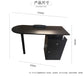 Cadiario Multi Functional Salon Manicure Table Nail Table White Metal Customized PVC Logo Style Furniture Cosmetics Beauty Salon Nail Spa