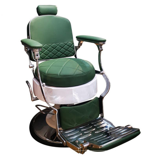 Cadiario Antique barber shop furniture vintage styling chair with hydraulic reclining barber chair for hairdressing