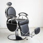 Cadiario Featured Retro Barber Chair American Style Classic Designed for Mens Salon Furniture Hydraulic Pump Metal Steel 3 Years Optional