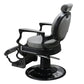 Cadiario Barber salon shop gray fabric barber chair high quality fabric can be customized color for easy cleaning