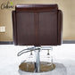 Cadiario Red barber chair crocodile grain leather high-density sponge casual style load-bearing 150-200KG color can be customized CA-B0004