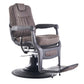 Cadiario High-end luxury classic antique barber chair large pump hydraulic back retractable headrest for barber shop