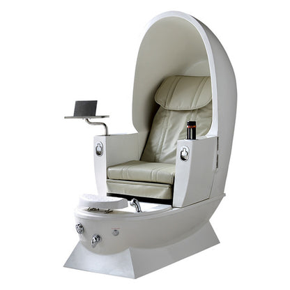 Cadiario Antique pedicure chair with foot massage and back massage chair for nail salon spa chair