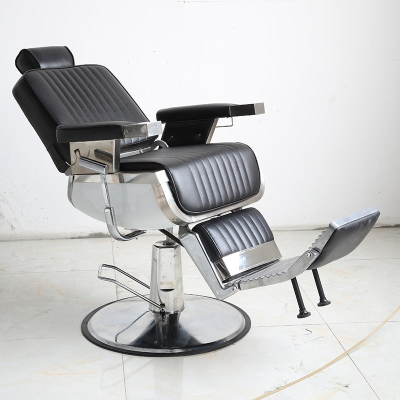 Cadiario Modern Wood Beauty Salon Furniture Equipment All Purpose Hair Barber Hairdresser Styling Chair Big Hydraulic Pump Contemporary