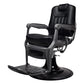 Cadiario High-end luxury classic antique barber chair large pump hydraulic back retractable headrest for barber shop