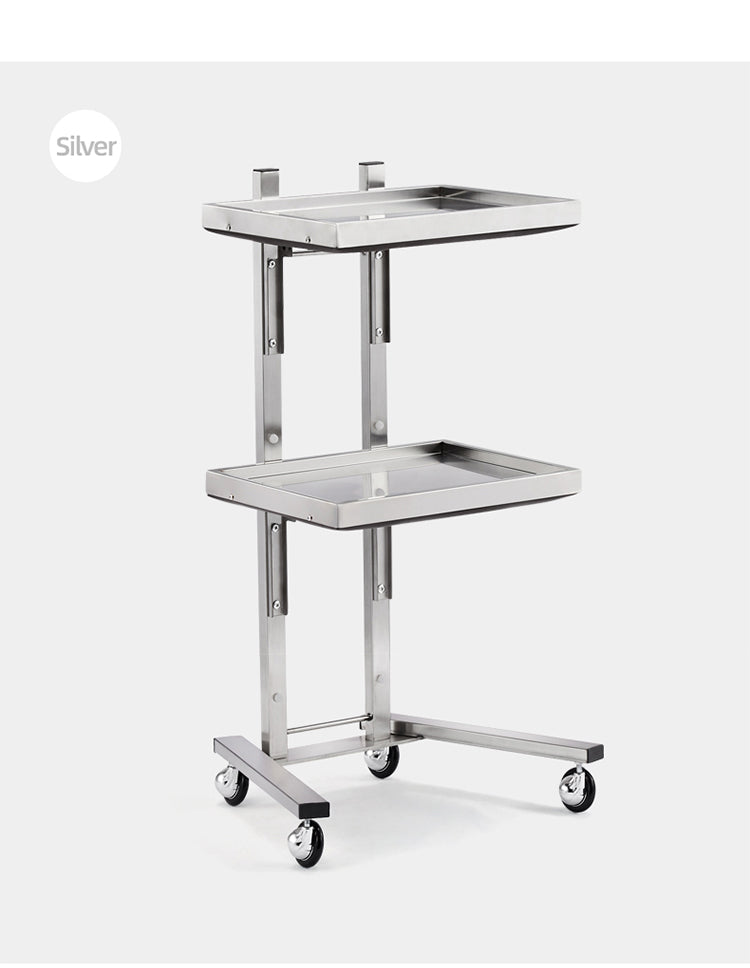 Cadiario Modern golden hair salon stainless steel beauty stool cart trolley for sale