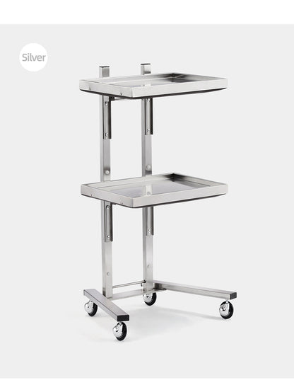 Cadiario Modern golden hair salon stainless steel beauty stool cart trolley for sale